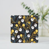 チューリエレガントップ花柄 招待状 (スタンド正面)