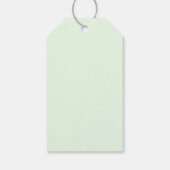 チューリエレガントップ花模様（黒）背景 ギフトタグ (裏面)