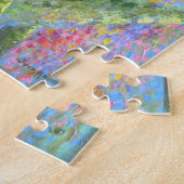 チューリカラフルップフローラ挑戦的な花アート ジグソーパズル (側面)