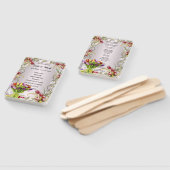 チューリカラフルップフローラ結婚式 プログラム ハンドファン (組立なし)