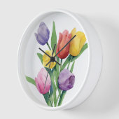 チューリカラフルップ壁時計 壁時計 (傾斜)