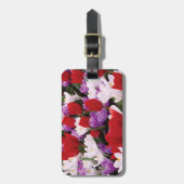 チューリカラフルップ花ラゲッジタグ ラゲッジタグ (正面縦)