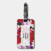 チューリカラフルップ花ラゲッジタグ ラゲッジタグ (裏面縦)