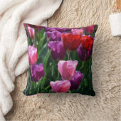 チューリカラフルップ花枕 クッション (ブランケット)