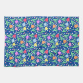 チューリカラフルップ花 キッチンタオル (横)