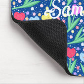 チューリカラフルップ花 マウスパッド (コーナー)