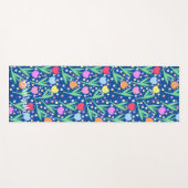 チューリカラフルップ花 ヨガマット (正面(横))