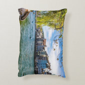 チューリッヒのリムマット川 アクセントクッション (裏面(縦))