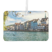 チューリッヒのリムマット川 カーエアーフレッシュナー (裏面)