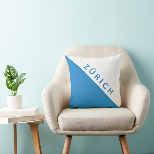 チューリッヒの地域のスイス連邦共和国のスイスの旗の地域 クッション (椅子)