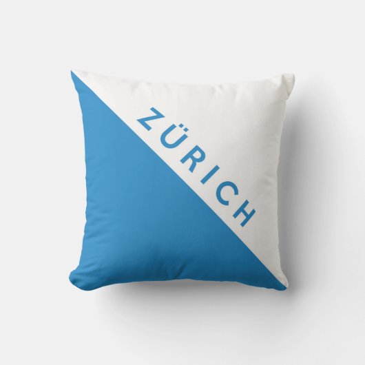 チューリッヒの地域のスイス連邦共和国のスイスの旗の地域 クッション (正面)