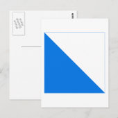 チューリッヒの旗 ポストカード (正面/裏面)