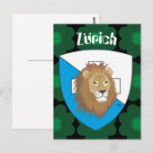 チューリッヒシュウェイツスポストカルテ ポストカード (正面/裏面)