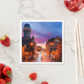 チューリッヒスイスサンセット スタンダードカクテルナプキン (インサイチュ)