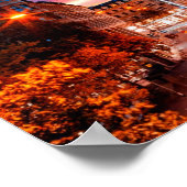 チューリッヒスイスサンセット ポスター (角)