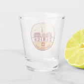 チューリッヒスイスシティスカイラインエンブレム ショットグラス (裏面)