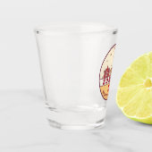 チューリッヒスイスシティスカイラインエンブレム ショットグラス (左)