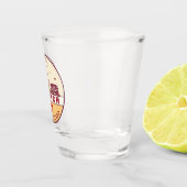 チューリッヒスイスシティスカイラインエンブレム ショットグラス (右)