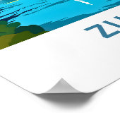 チューリッヒスイストラベルプリント ポスター (角)