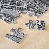 チューリッヒスイス連邦共和国(1850年)のヴィンテージの地図 ジグソーパズル (側面)