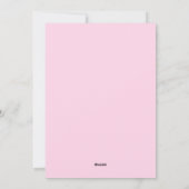 チューリッヒトラベルアート，スイス，ピンク名門私立校風の シーズンカード (裏面)