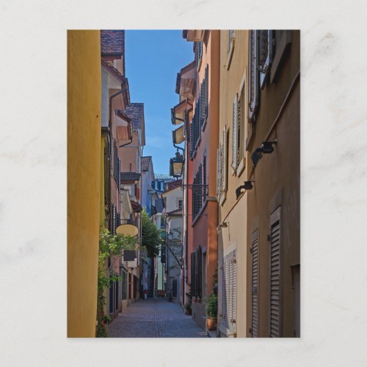 チューリッヒバックストリートハガキ ポストカード (正面)