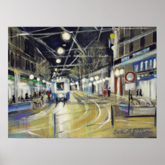 チューリッヒバーンホフストラッセ ポスター