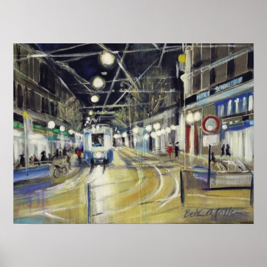 チューリッヒバーンホフストラッセ ポスター (正面)