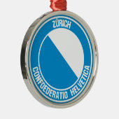 チューリッヒ丸エンブレム メタルオーナメント (右)