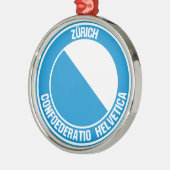 チューリッヒ丸エンブレム メタルオーナメント (左)