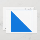 チューリッヒ国旗 ポストカード (正面/裏面)
