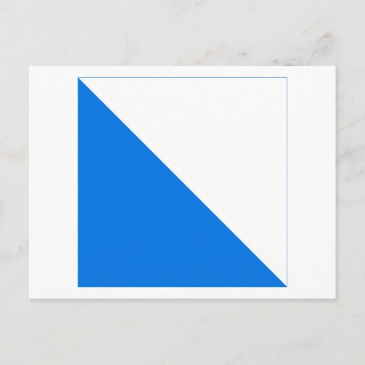 チューリッヒ国旗 ポストカード (正面)