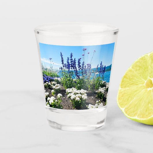チューリッヒ湖の花 ショットグラス (正面)