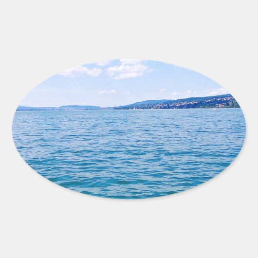 チューリッヒ湖 楕円形シール (正面)