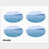 チューリッヒ湖 楕円形シール (シート)