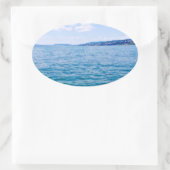 チューリッヒ湖 楕円形シール (バッグ)