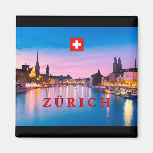 チューリッヒ003D マグネット (正面)