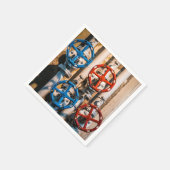 チューリッヒ・シフバウのストッコック スタンダードカクテルナプキン (角)