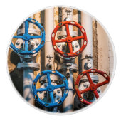 チューリッヒ・シフバウのストッコック セラミックノブ (正面)