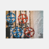 チューリッヒ・シフバウのストッコック フリースブランケット (正面(横))