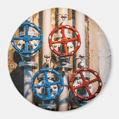 チューリッヒ・シフバウのストッコック マグネット (正面)