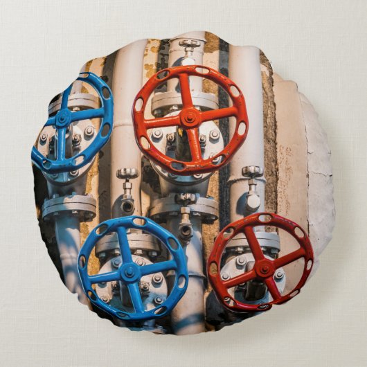 チューリッヒ・シフバウのストッコック ラウンドクッション (裏面)