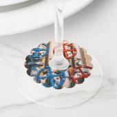 チューリッヒ・シフバウのストッコック ワイングラスタグ (クローズアップ)