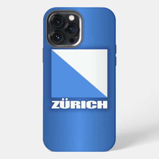 チューリッヒ シャツ iPhoneケース (裏面)