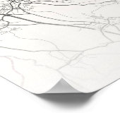 チューリッヒ – スイスナポリタンの地図 ポスター (角)