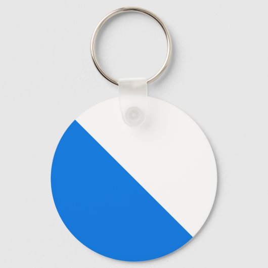 チューリッヒ、スイス国旗 キーホルダー (正面)