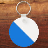 チューリッヒ、スイス国旗 キーホルダー (正面)