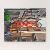 チューリッヒ。 スイス連邦共和国の旗の偉大さ ジグソーパズル (横)