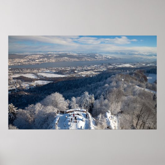 チューリッヒ・スイス・ウィンター ポスター (正面)