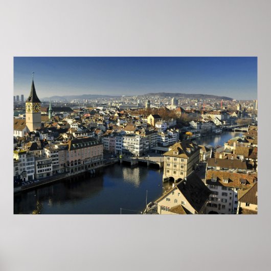 チューリッヒ（スイス） ポスター (正面)